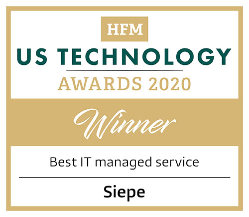 Siepe Wins Best IT Managed Service at HFM US Technology Awards