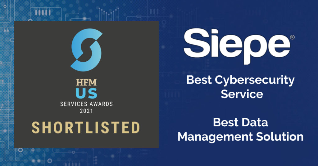 Siepe Shortlisted in the 2021 HFM US Services Awards