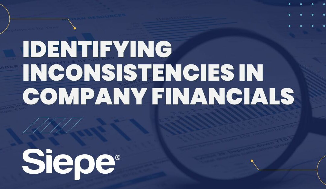 Identifying Inconsistencies in Company Financials