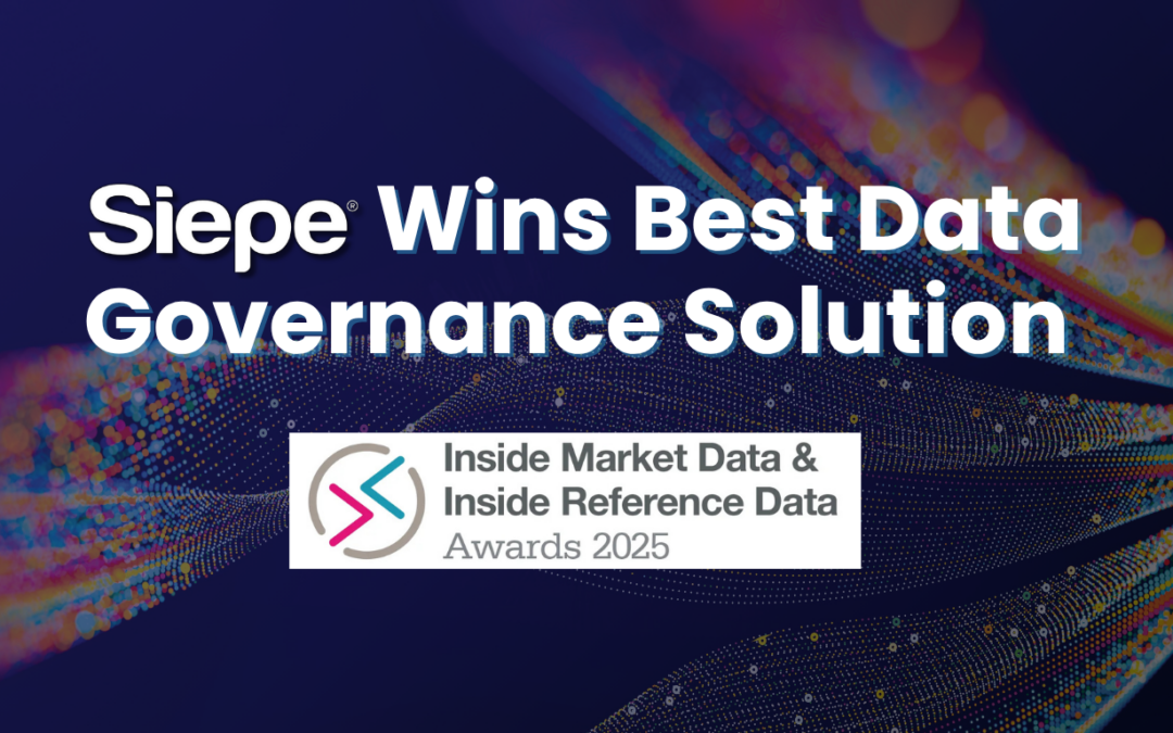 Siepe Named Best Data Governance Solution