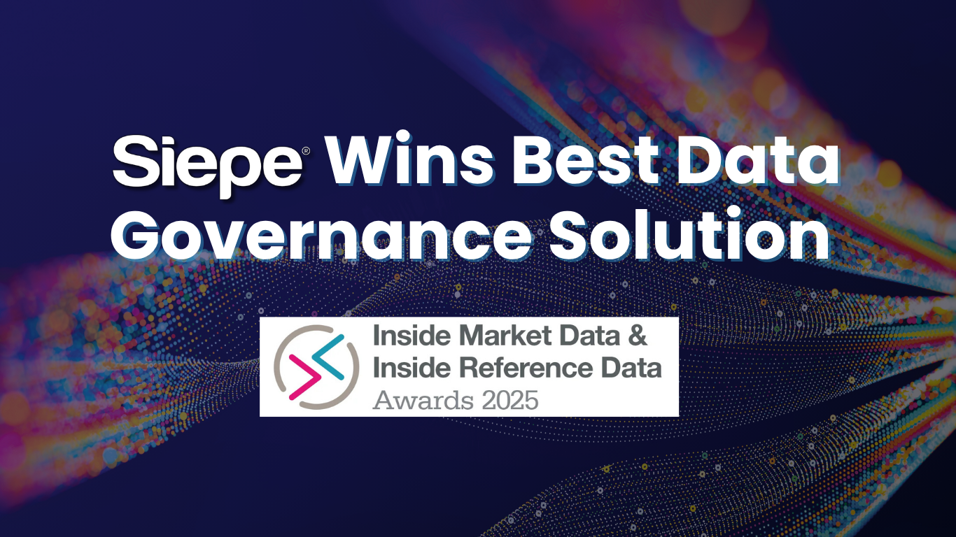 Siepe Wins Best Data Governance Solution at IMD/IRD Awards