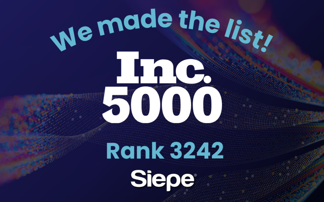 Siepe Listed in Inc. 5000 for Fourth Consecutive Year